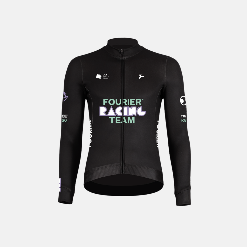 FLEECE FRT NEGRO LONG