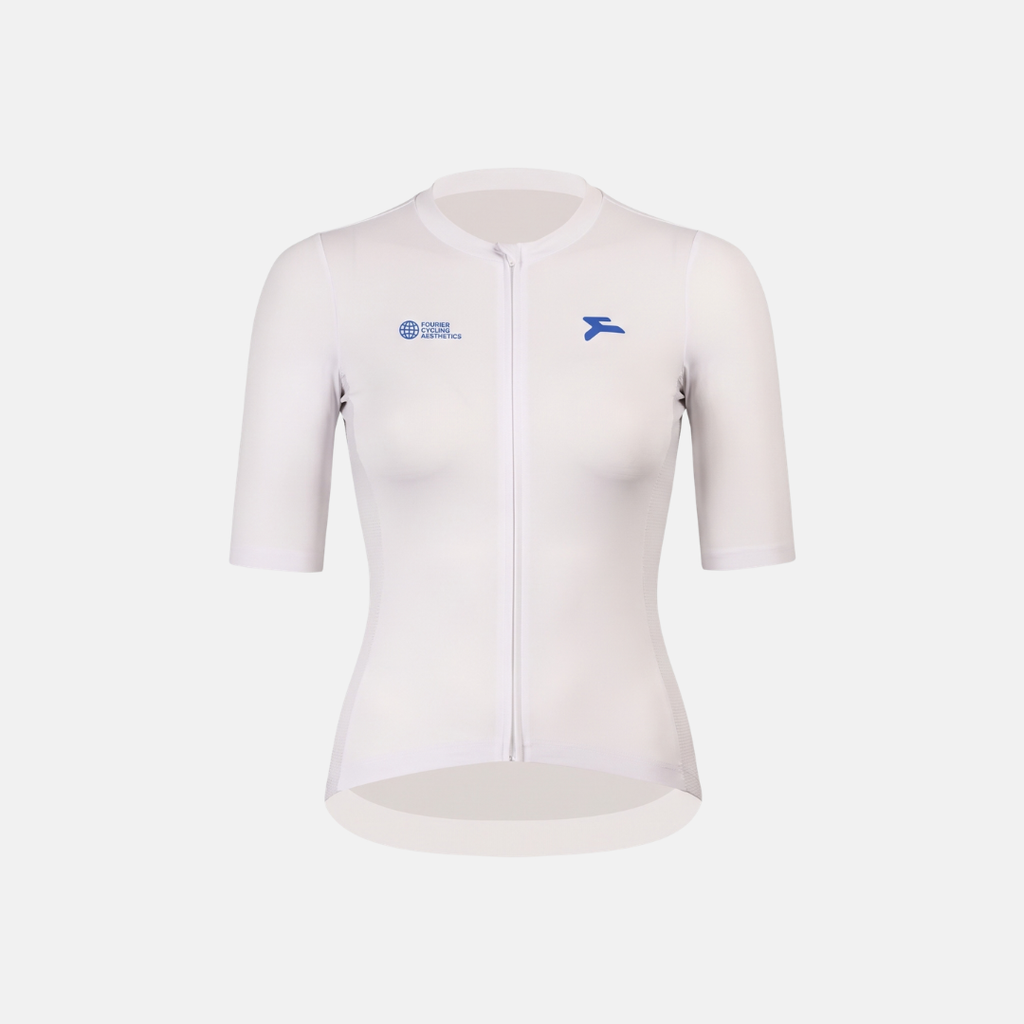 Maillot Corto SS26 Mid Blanco Mujer – FOURIER