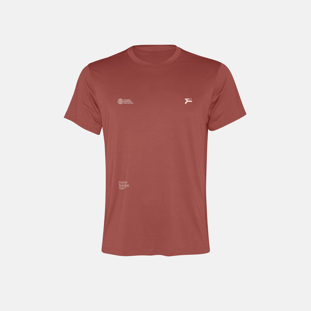 RUNNING T-SHIRT GRANATE HOMBRE