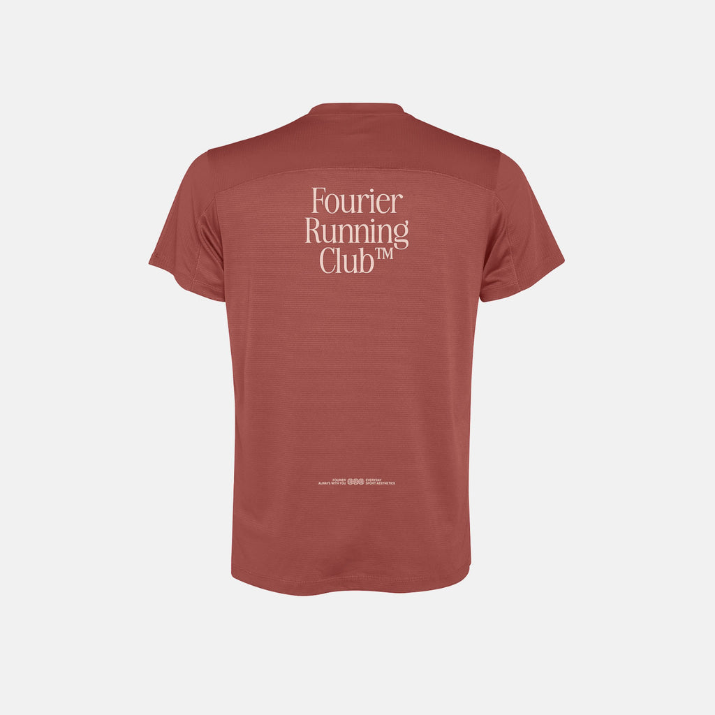 RUNNING T-SHIRT GRANATE HOMBRE