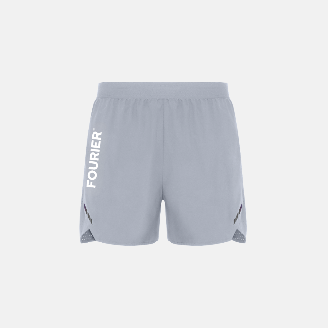 SHORTS RUNNING GRIS HOMBRE
