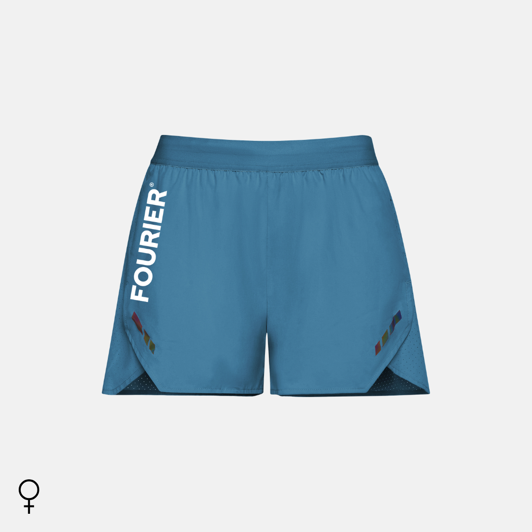 SHORTS RUNNING AZUL URBANO MUJER