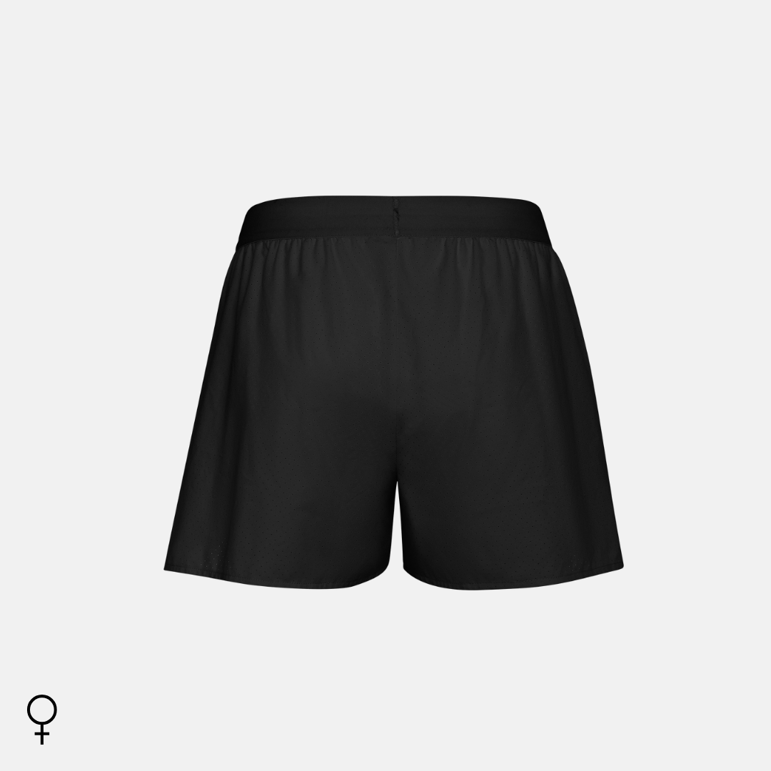 SHORTS RUNNING NEGRO MUJER