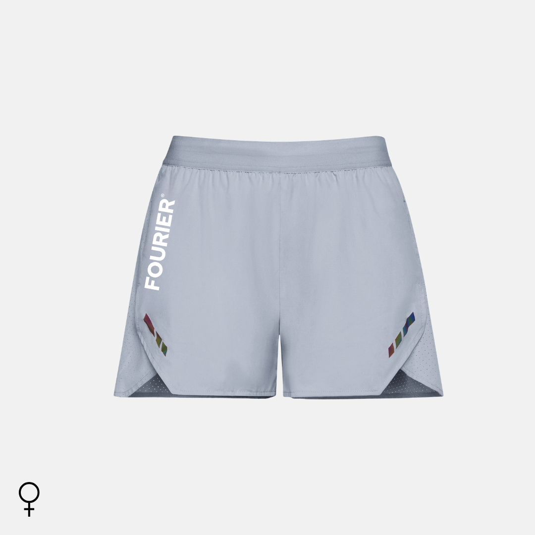 SHORTS RUNNING GRIS MUJER