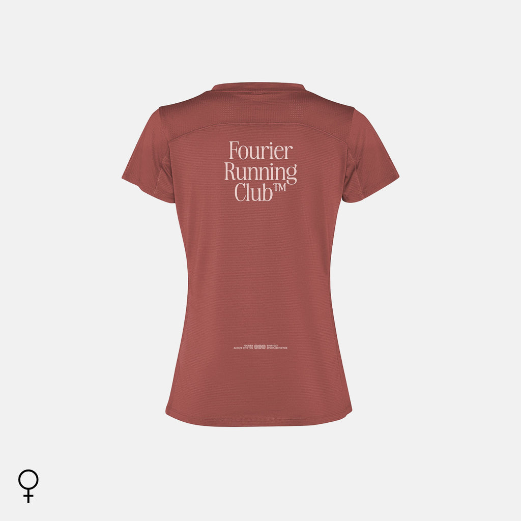 RUNNING T-SHIRT GRANATE MUJER