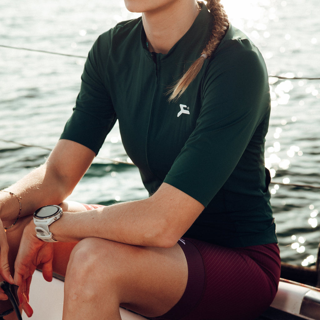 SS26 MID MAILLOT PRE DYED VERDE