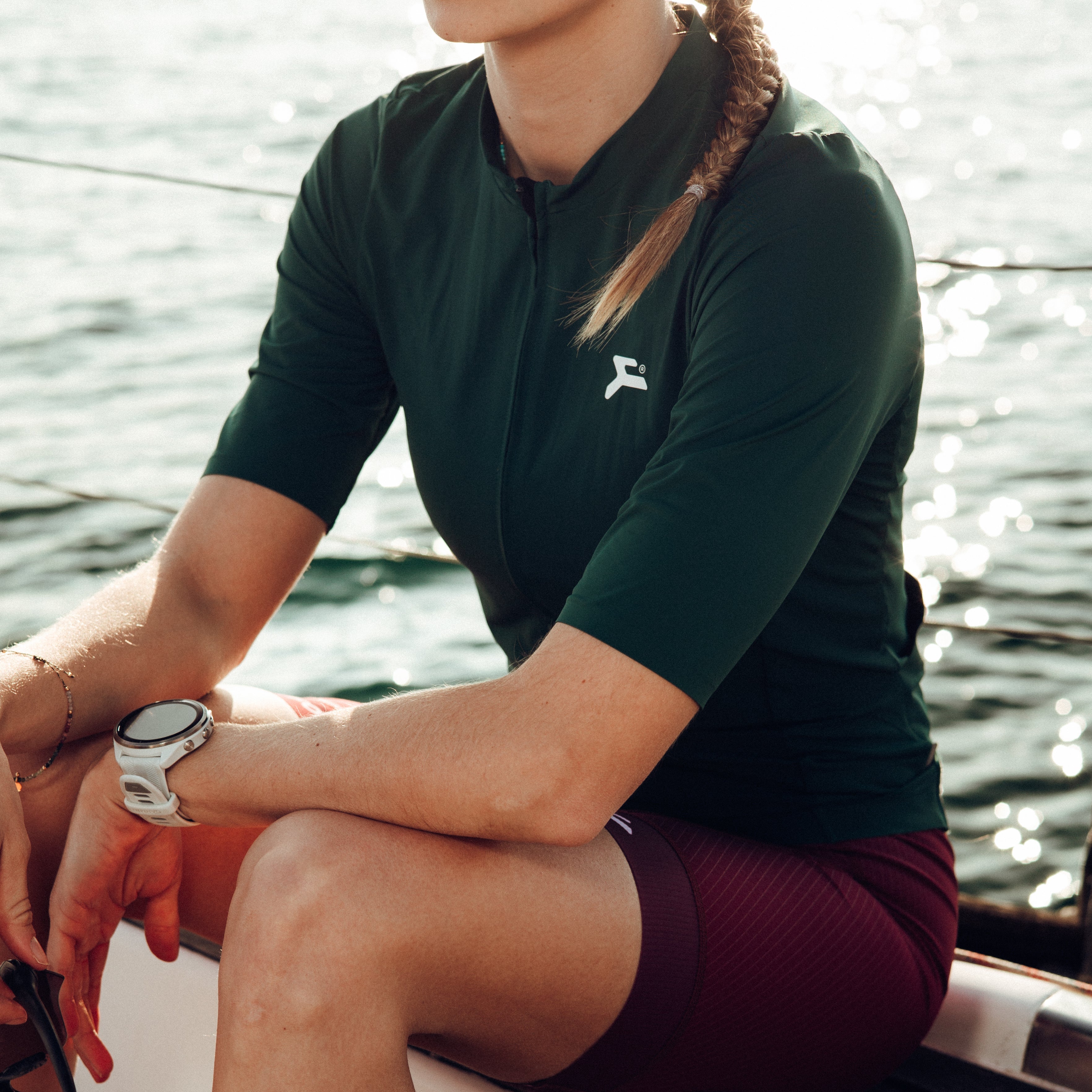 SS26 MID MAILLOT PRE DYED VERDE