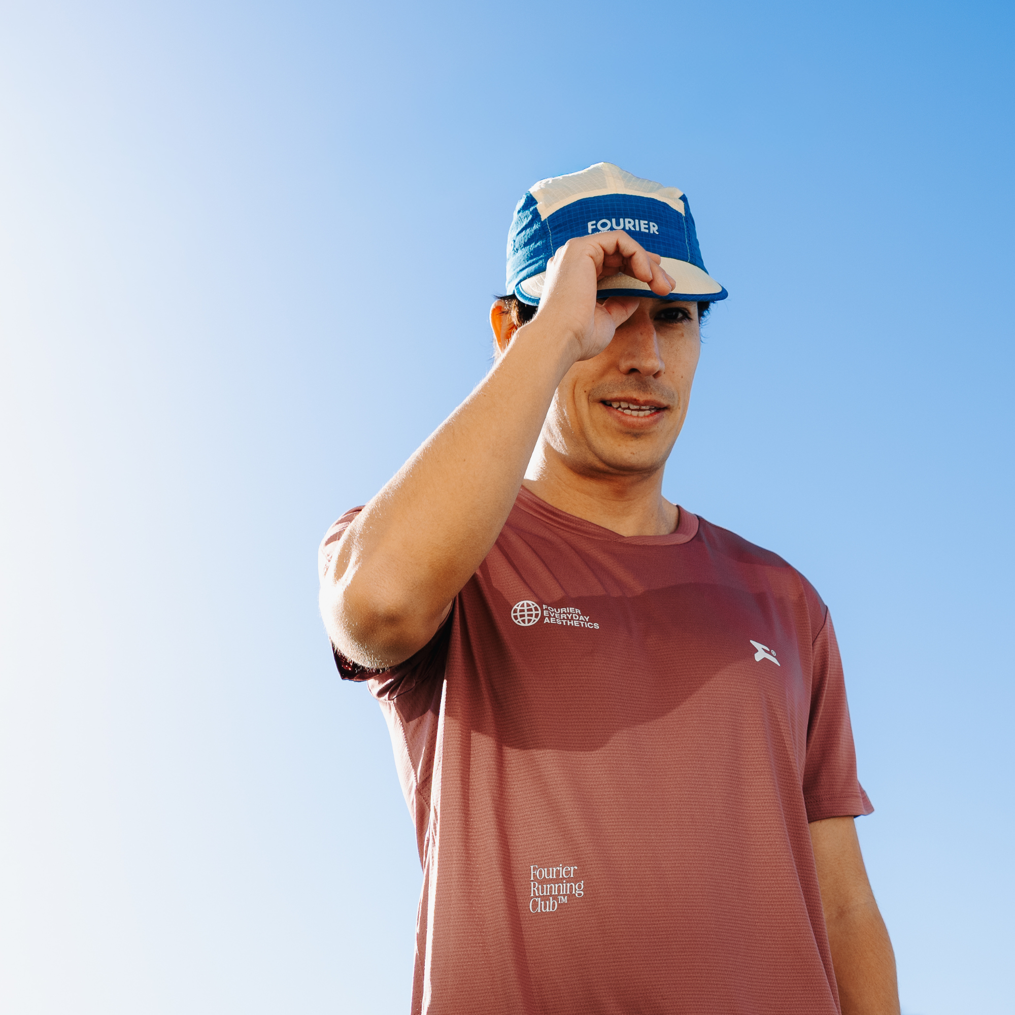 RUNNING T-SHIRT GRANATE HOMBRE