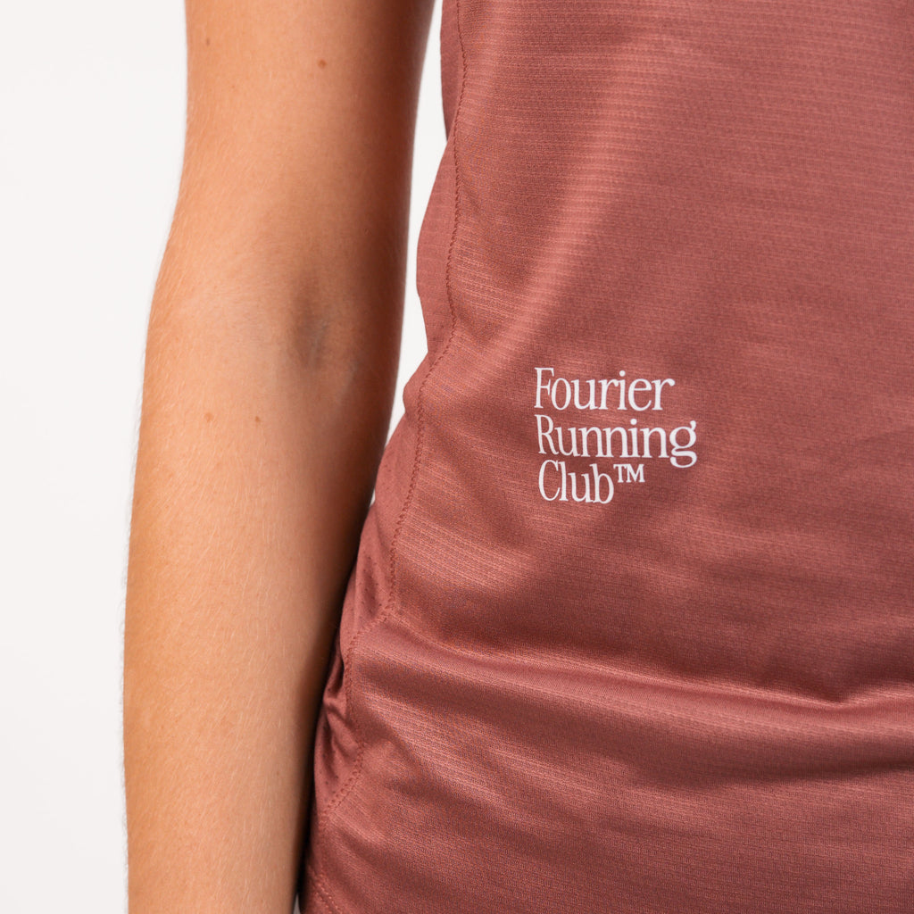 RUNNING T-SHIRT GRANATE MUJER