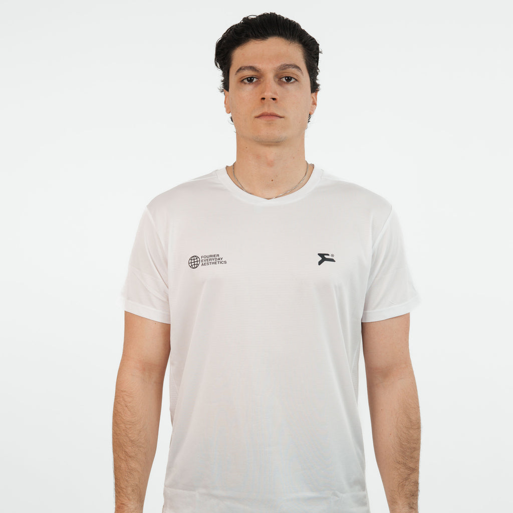RUNNING T-SHIRT BLANCA HOMBRE
