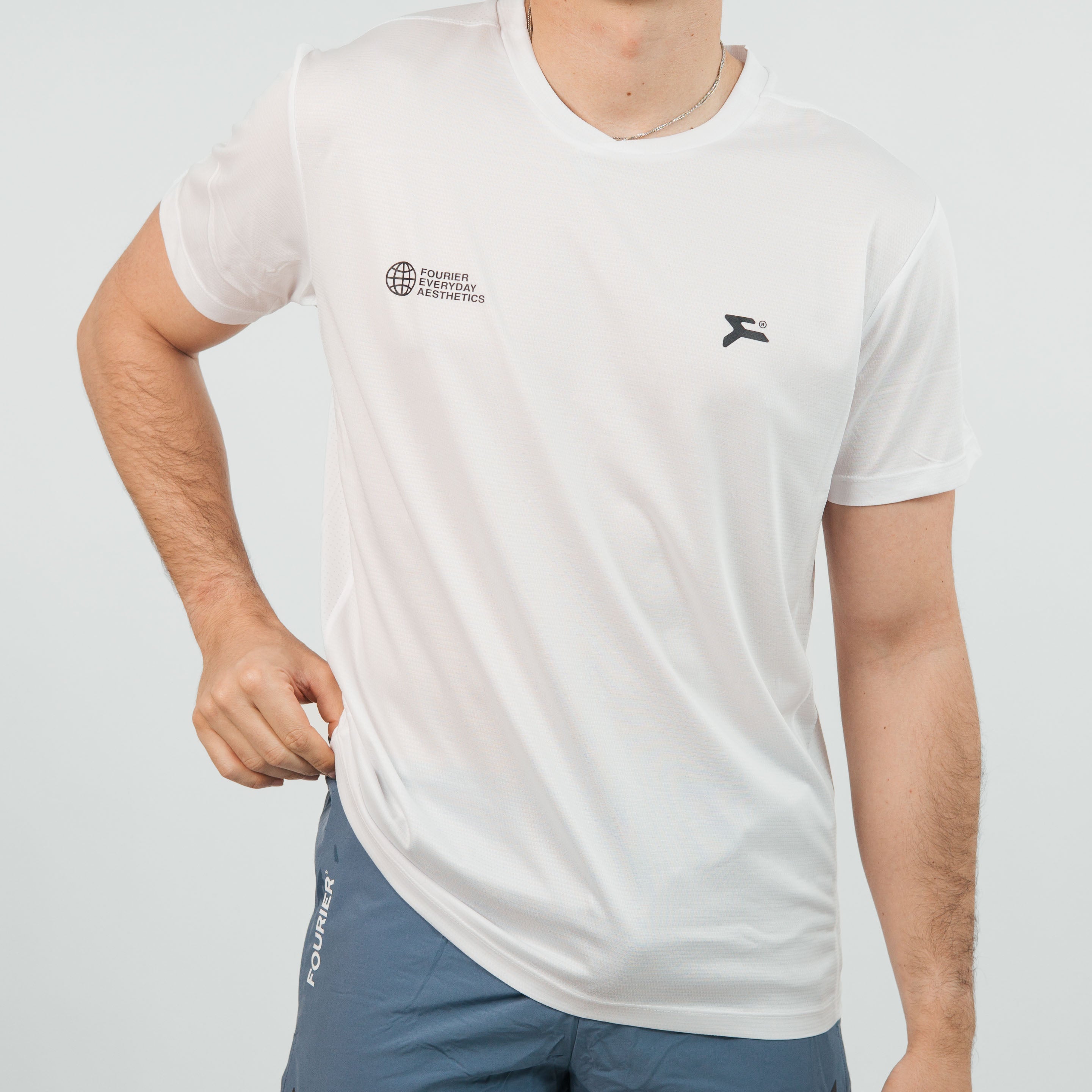 RUNNING T-SHIRT BLANCA HOMBRE