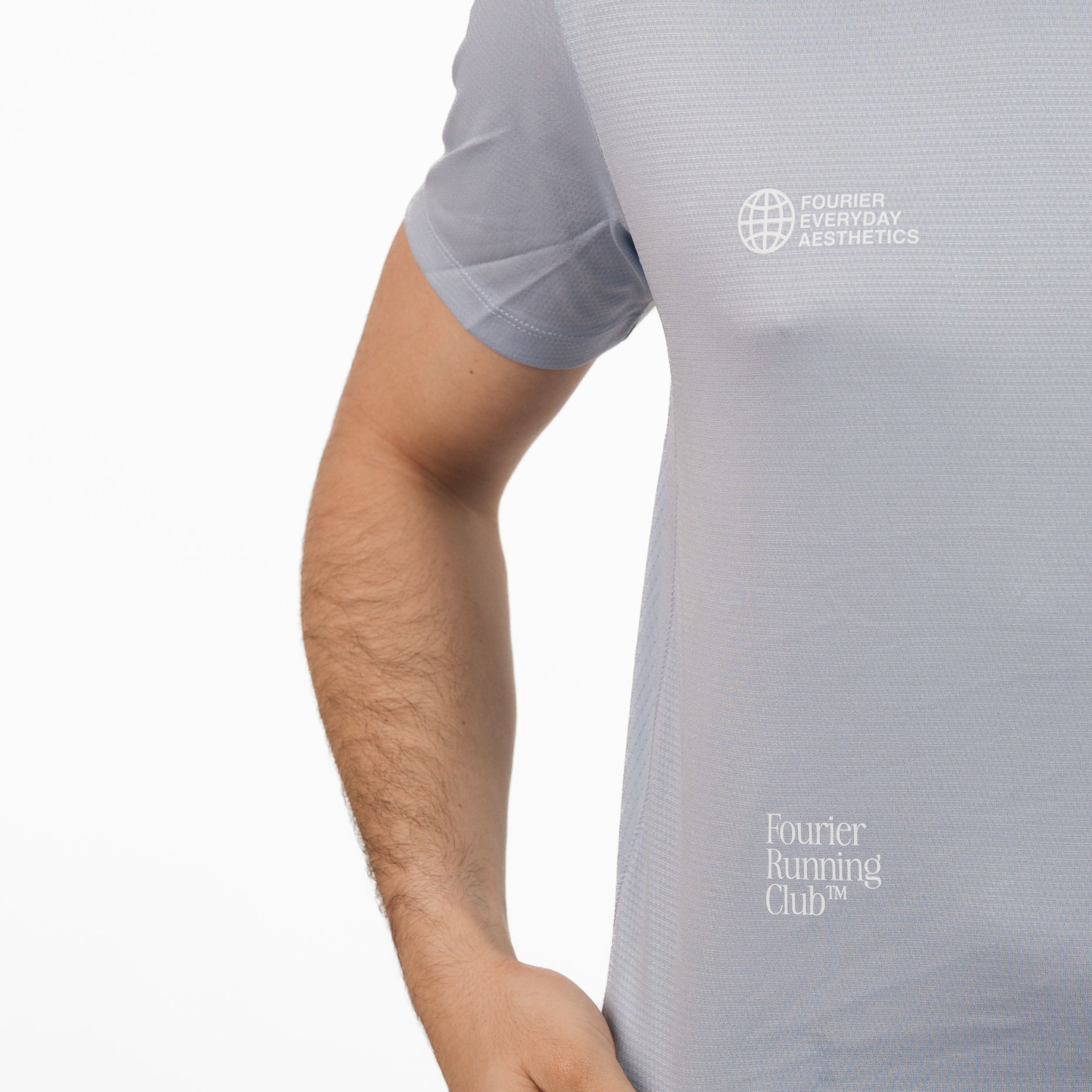 RUNNING T-SHIRT CELESTE HOMBRE