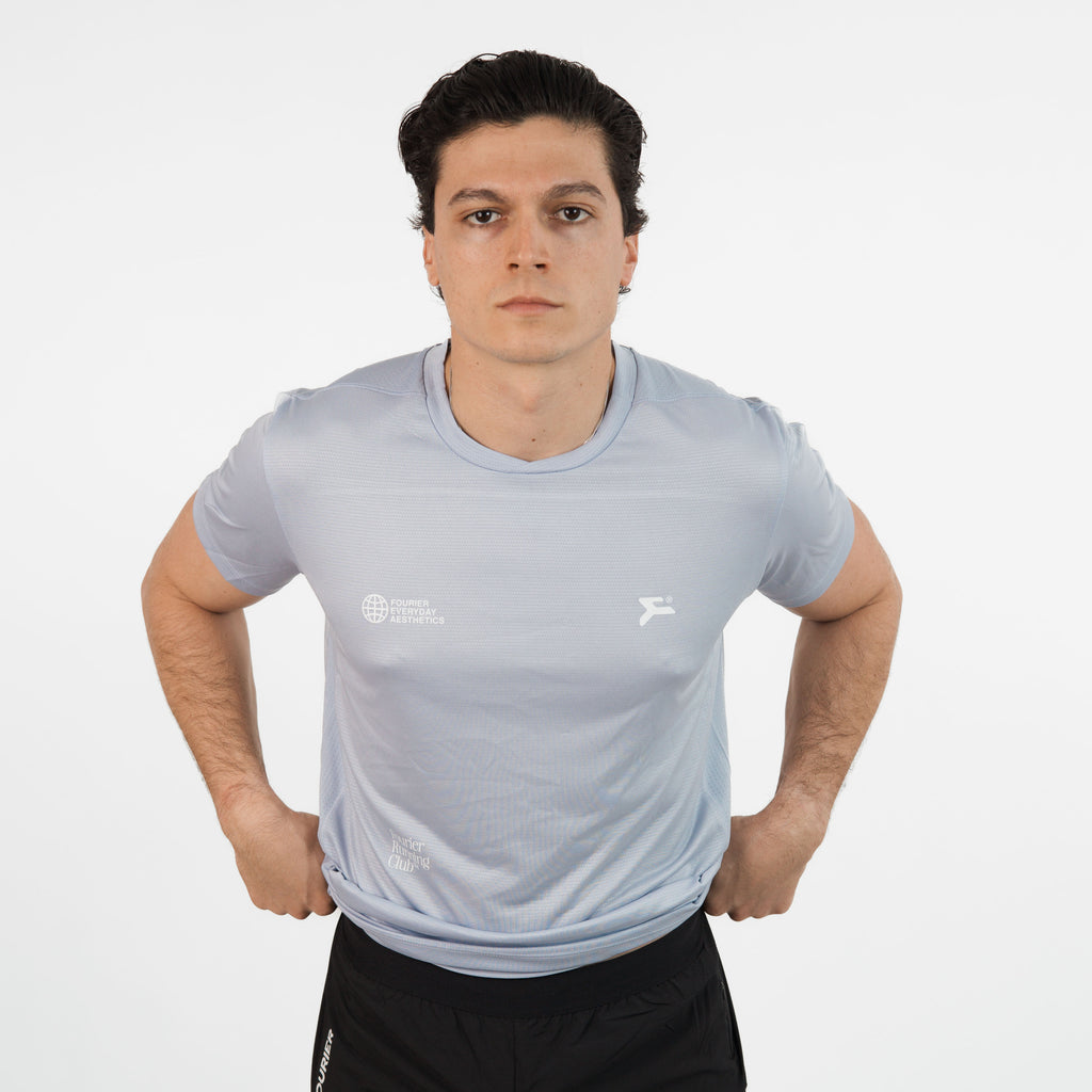 RUNNING T-SHIRT CELESTE HOMBRE