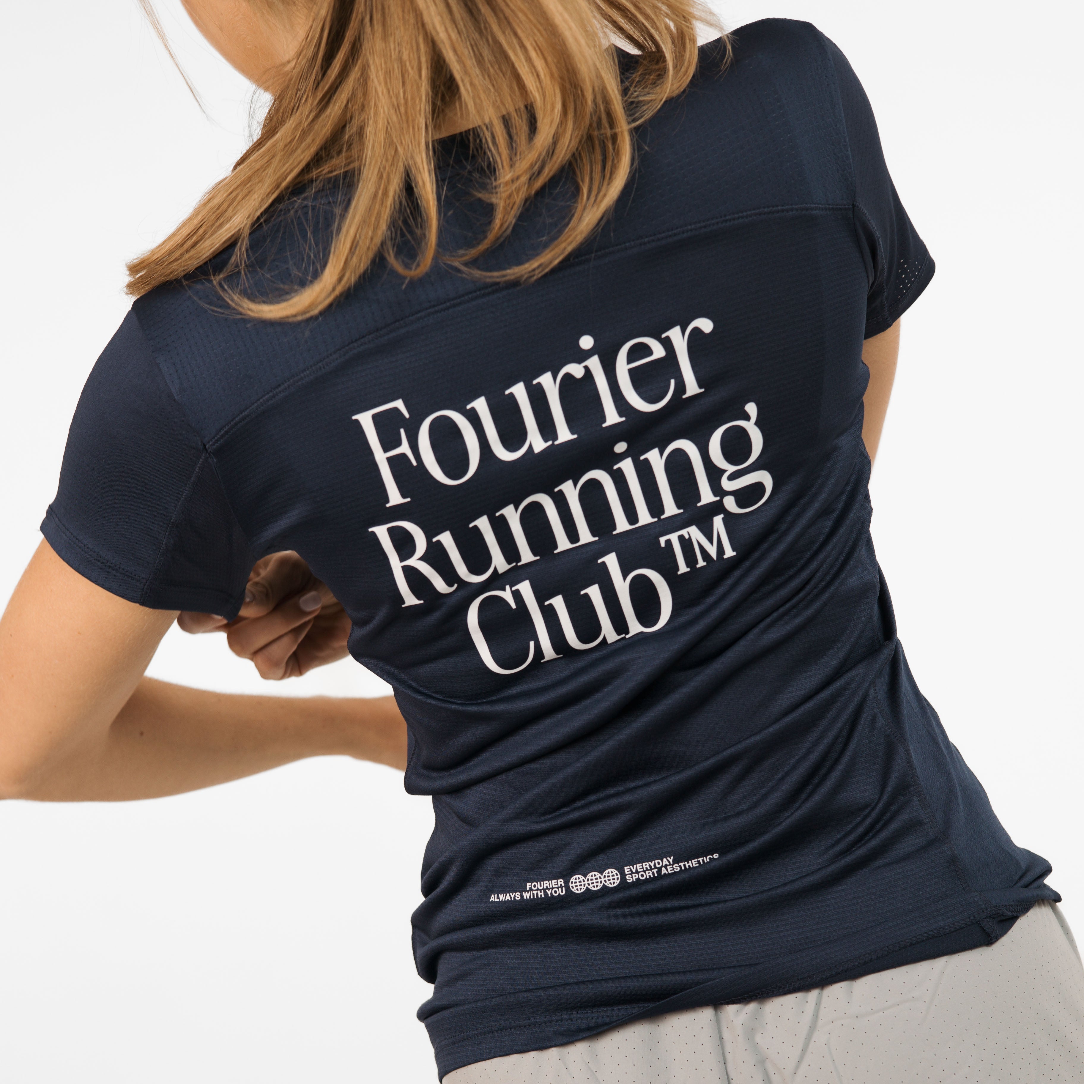 RUNNING T-SHIRT AZUL MARINO MUJER