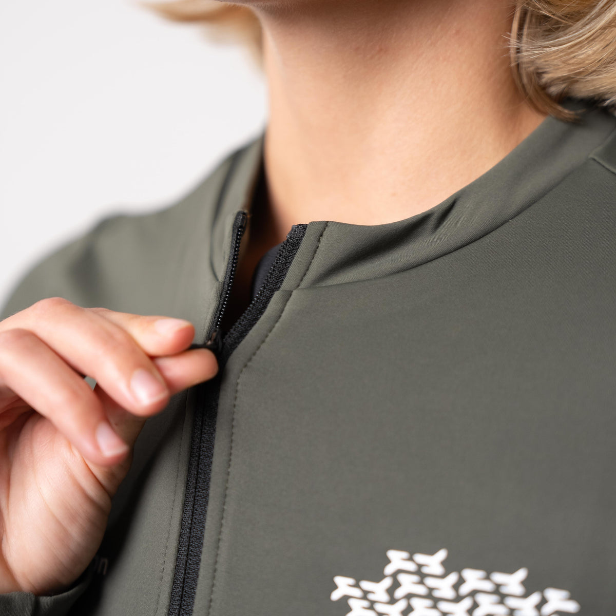Chaqueta Thermal Jacket Verde de Ciclismo Mujer – vista 2 – FOURIER