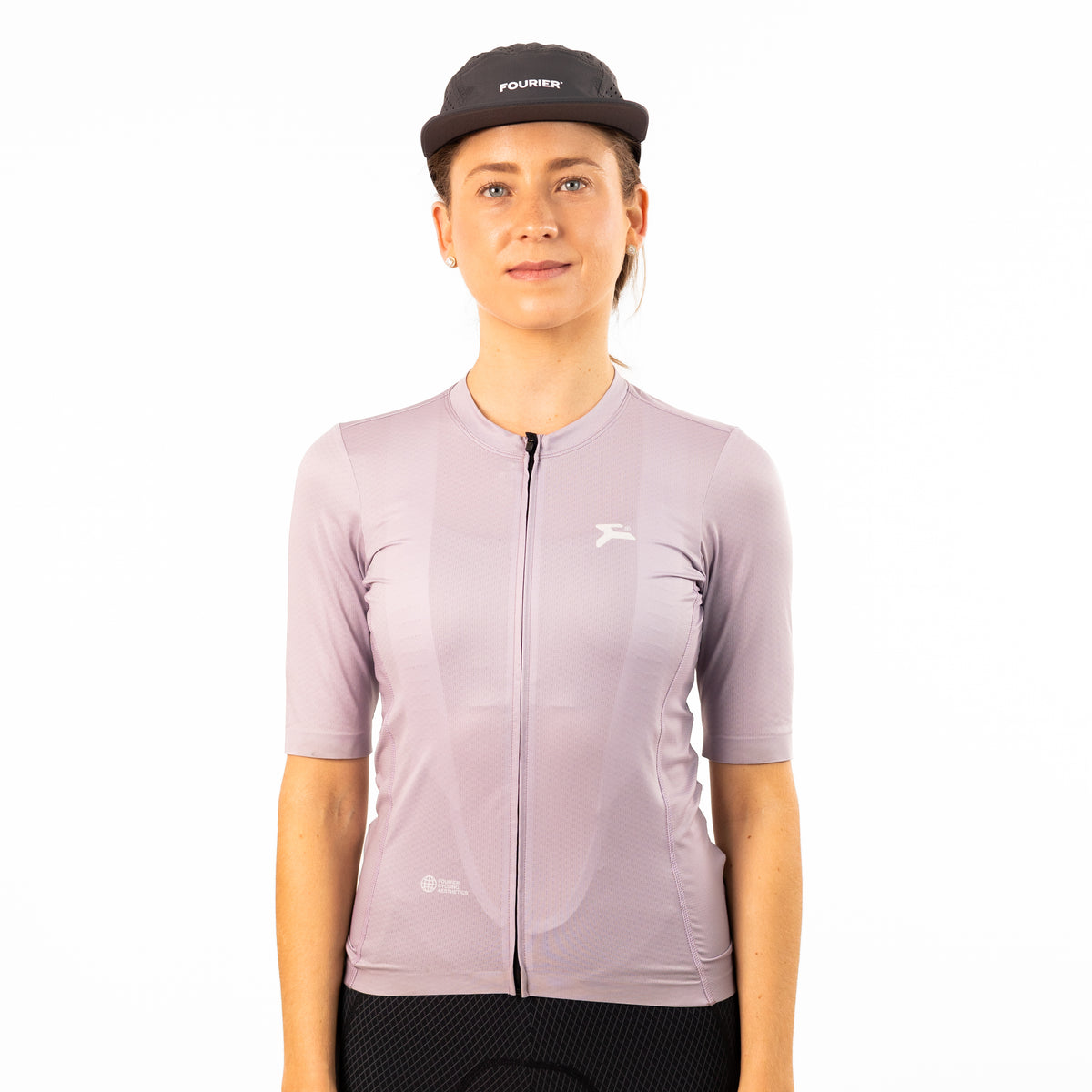 Maillot Corto SS26 Mid Morado Mujer – vista 2 – FOURIER