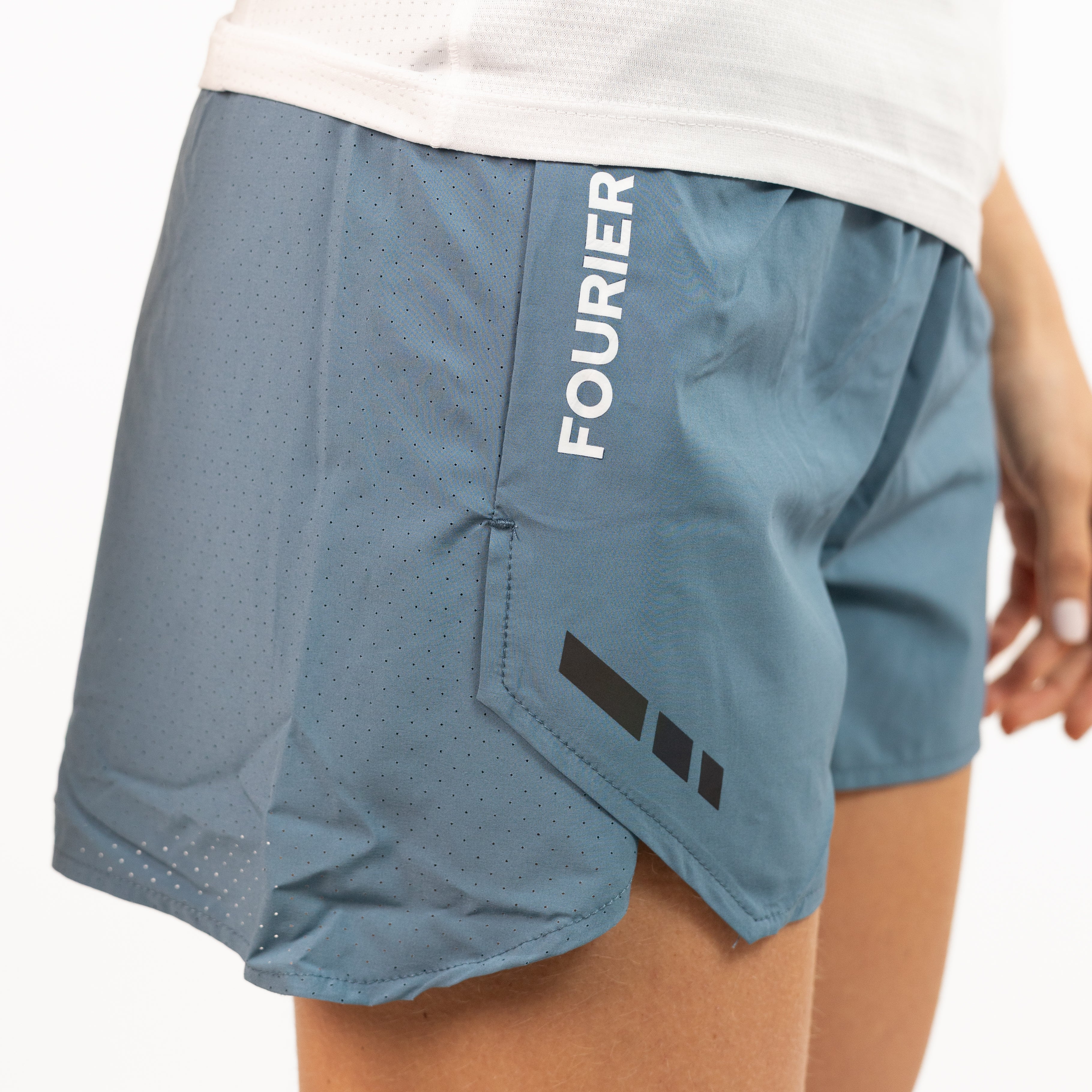 SHORTS RUNNING AZUL URBANO MUJER
