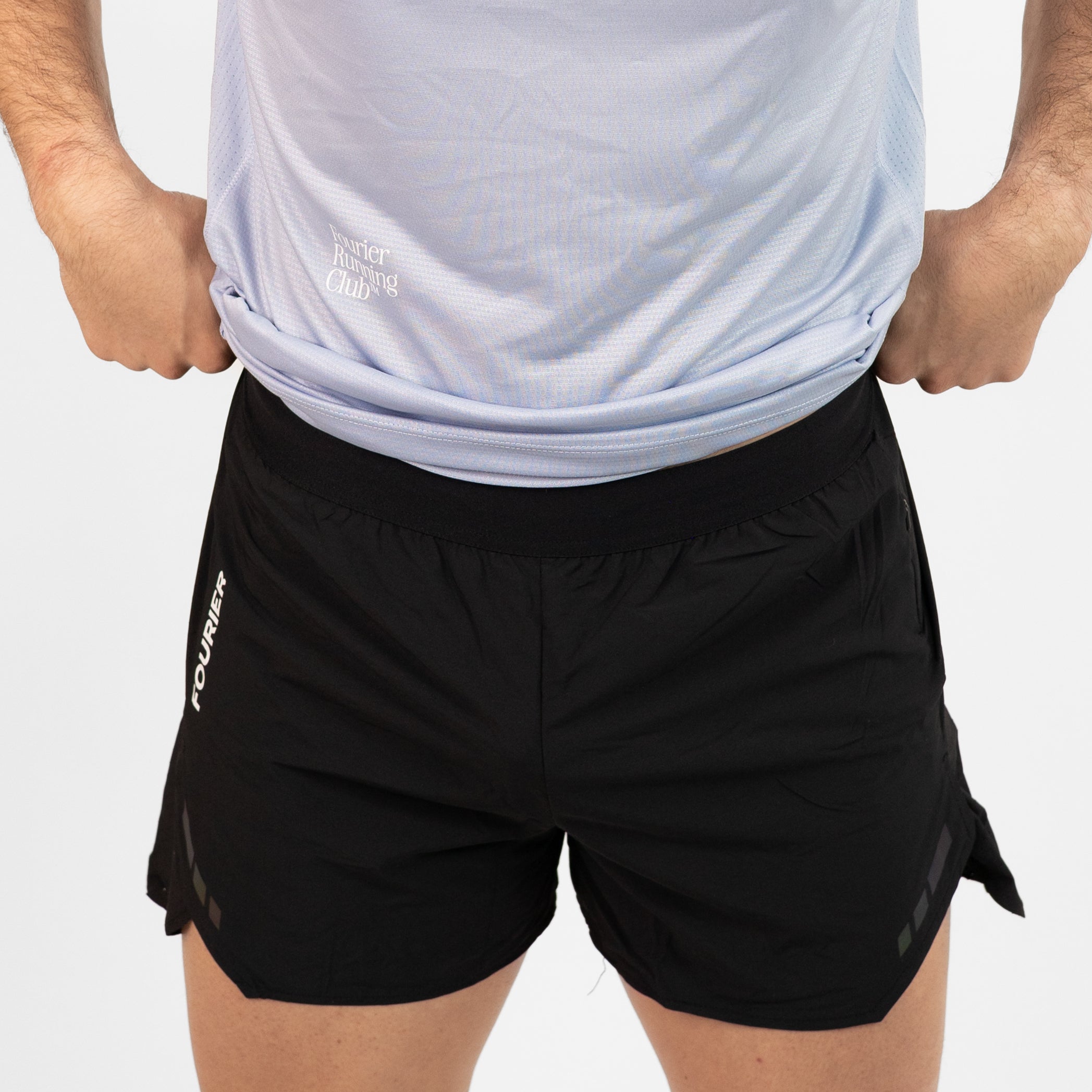 SHORTS RUNNING NEGRO HOMBRE