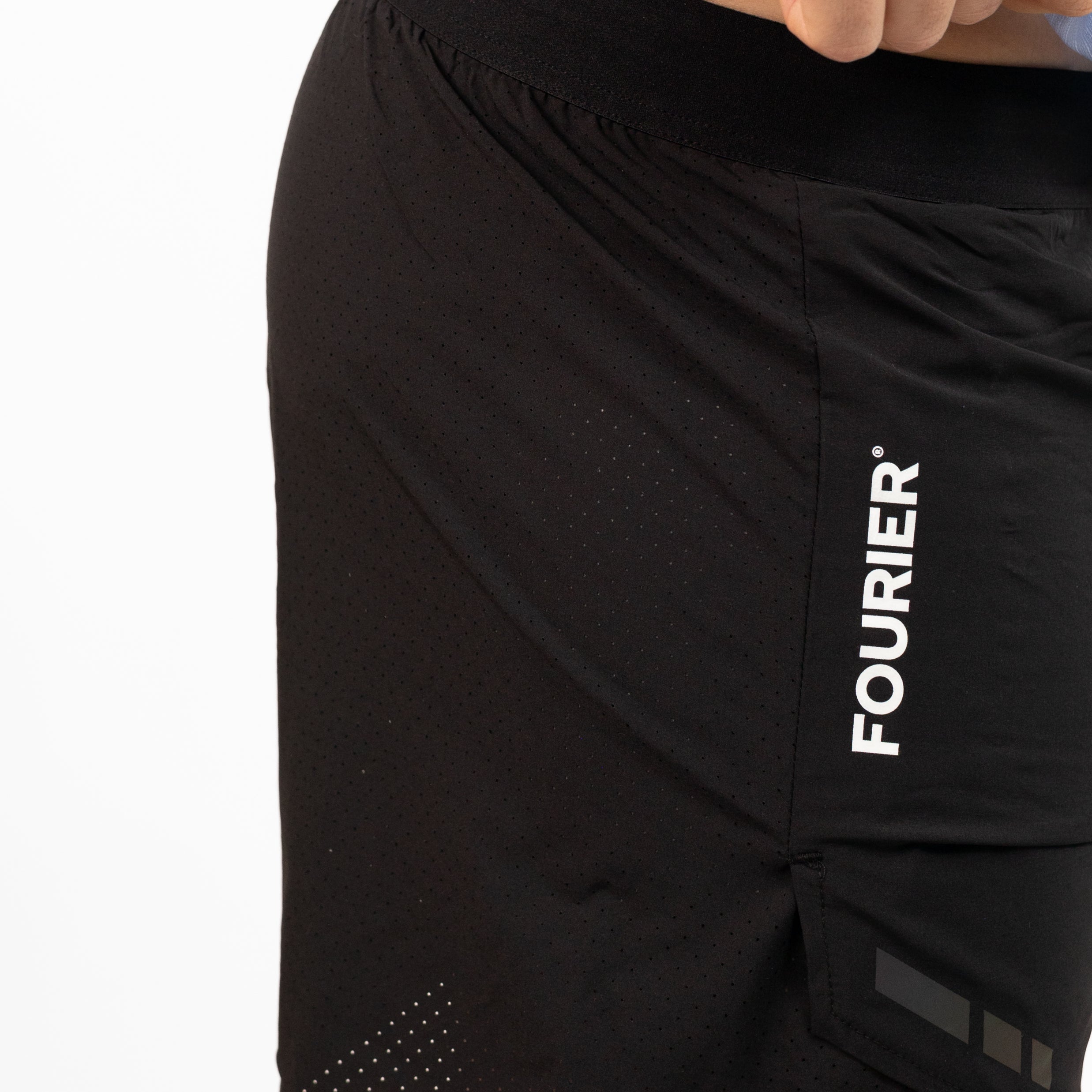 SHORTS RUNNING NEGRO HOMBRE