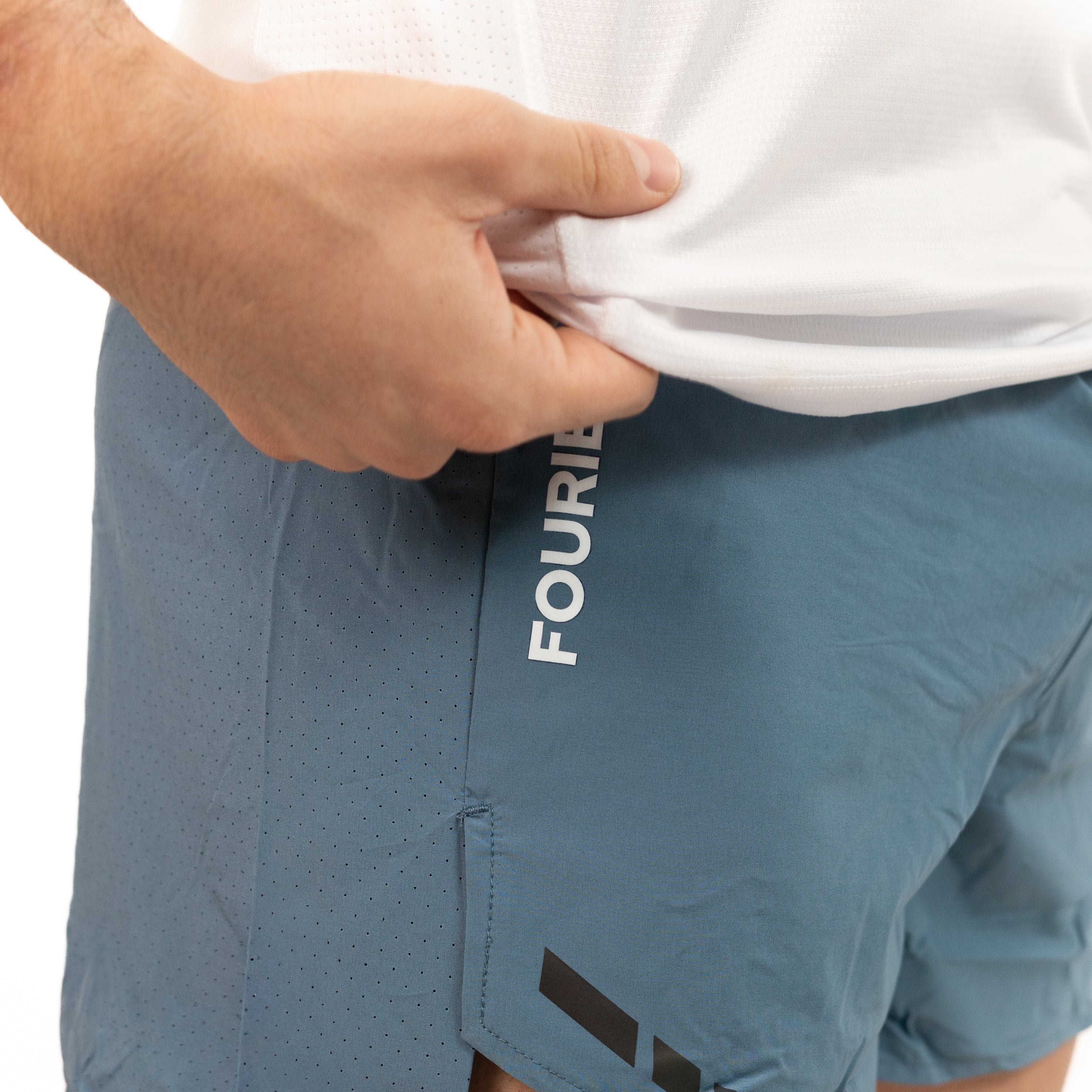 SHORTS RUNNING AZUL URBANO HOMBRE