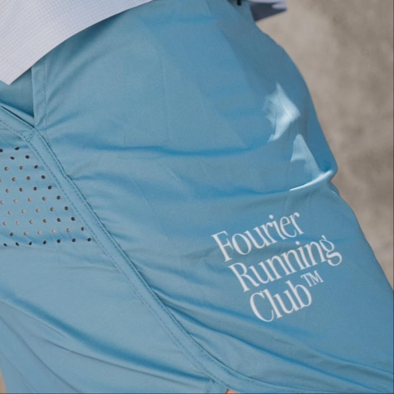 PANTALONCINI DA CORSA AZZURRI UOMO