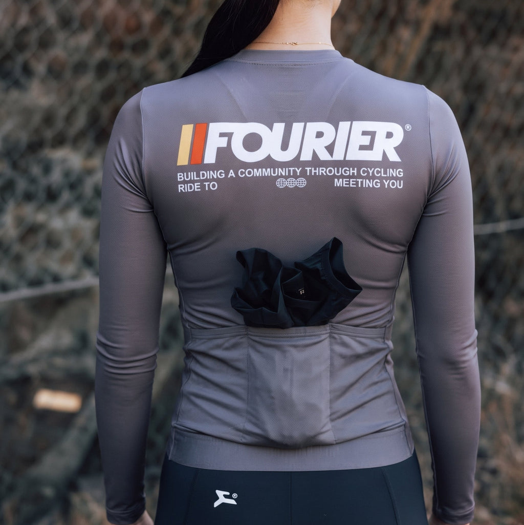 MAILLOT GRIS LONG WMN