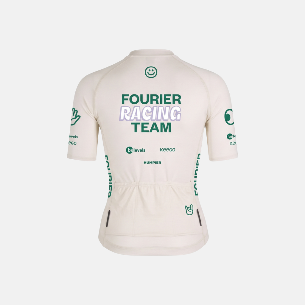 Maillot Corto FRT Beige de Ciclismo Mujer – vista 6 – FOURIER