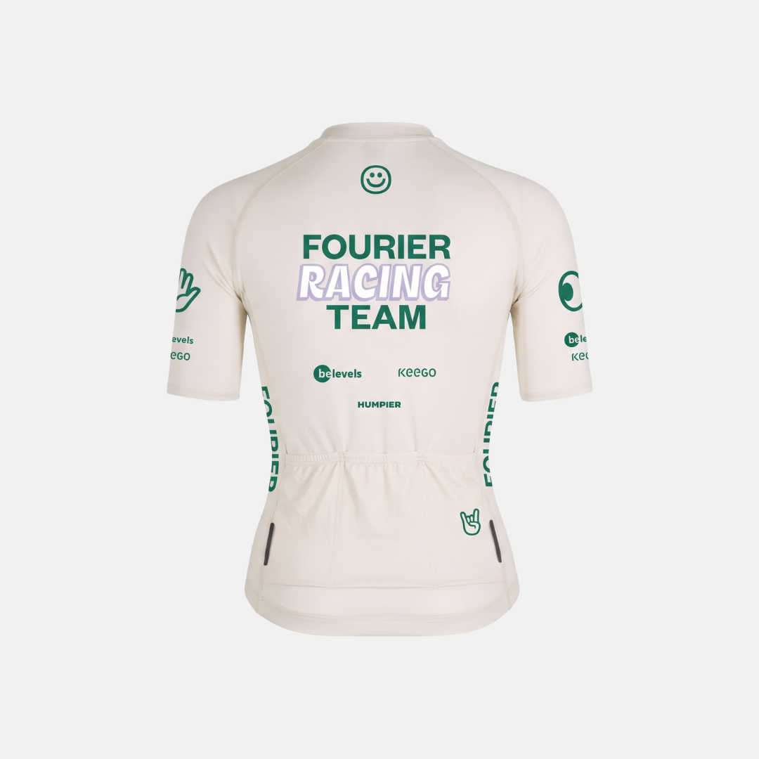 Maillot Corto FRT Beige de Ciclismo Mujer – vista 6 – FOURIER