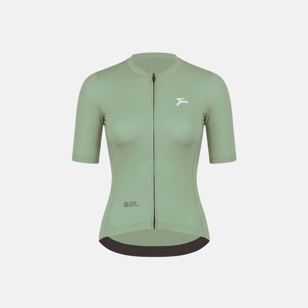 Maillot Corto SS26 Mid Verde Mujer – FOURIER