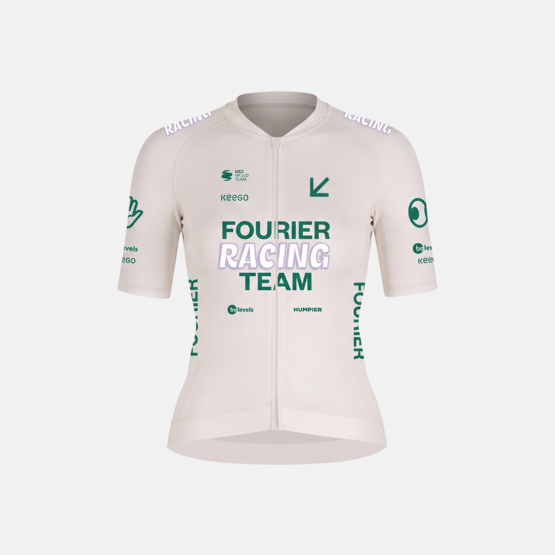 Maillot Corto FRT Beige de Ciclismo Mujer – FOURIER