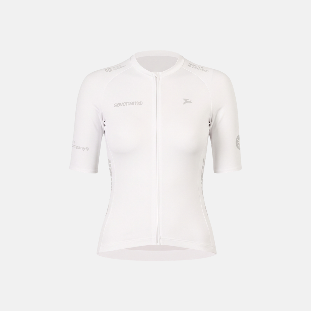 Maillot Corto Sevenam Mid Limited Blanco Mujer – FOURIER