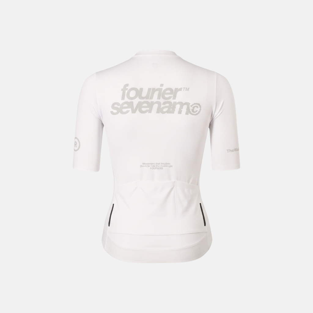 Maillot Corto Sevenam Mid Limited Blanco Mujer – vista 4 – FOURIER