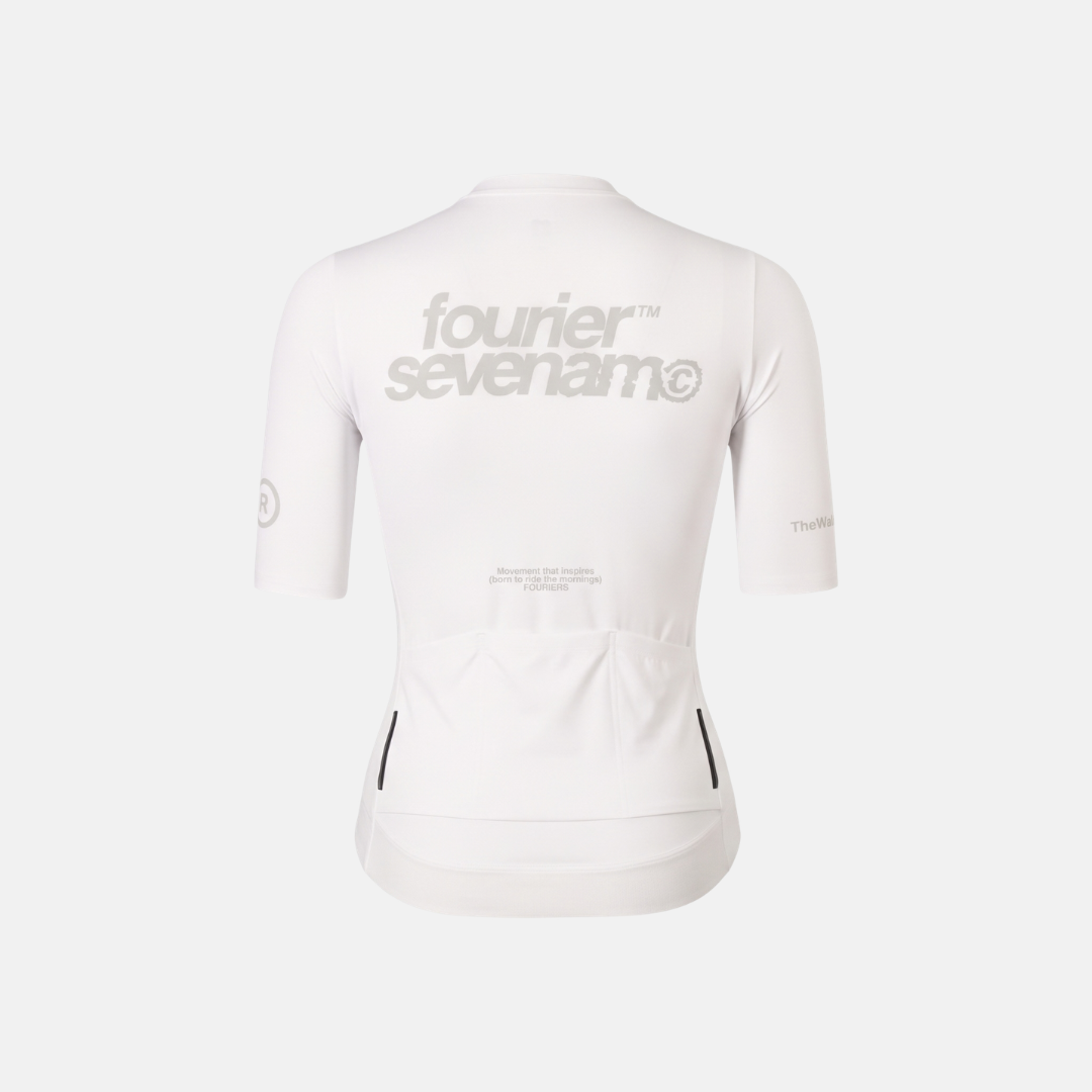 Maillot Corto Sevenam Mid Limited Blanco Mujer – vista 4 – FOURIER