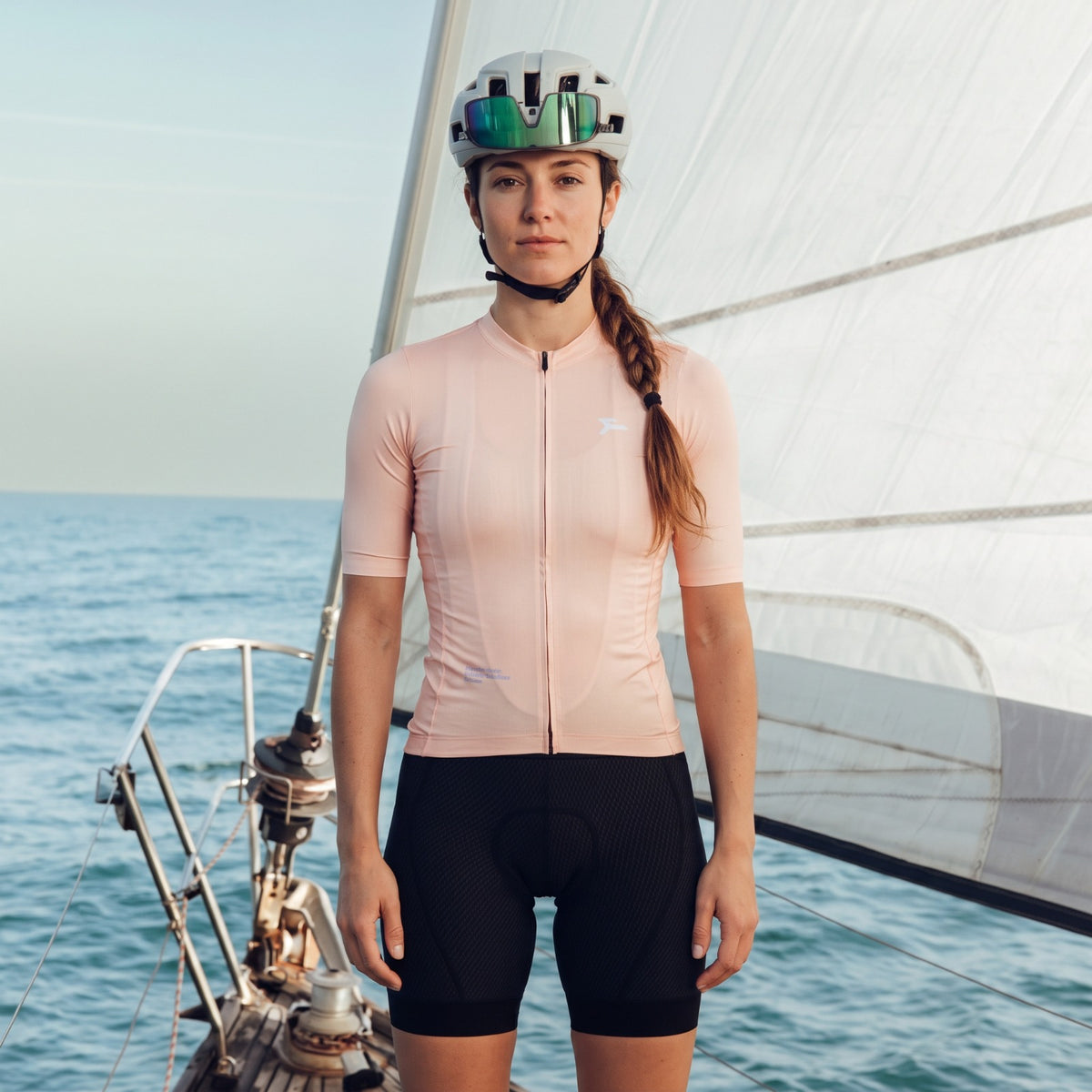 Maillot Corto SS26 Mid Naranja Mujer – vista 3 – FOURIER